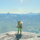 My (very cold) Link after climbing his first big mountain in Breath of the Wild. There wasn’t anything up there but the view alone was worth it.